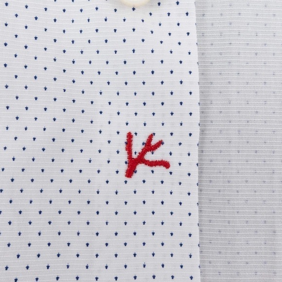 NWOT ISAIA Button-Up Long-Sleeve Shirt Men's 15.75 White - Picture 8 of 10